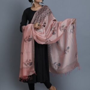 Maroon Designer Embellished Dupatta